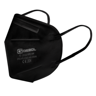 Gebol -  Ochranná maska FFP2 Compact čierna 2ks/balenie